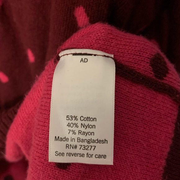 Women’s Croft & Barrow Polka Dot Sweater - Picture 5 of 6